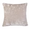Large Crushed Velvet Cushion - Champagne - 58x58cm -Optimal Furniture Store 12882319 1254843610943018