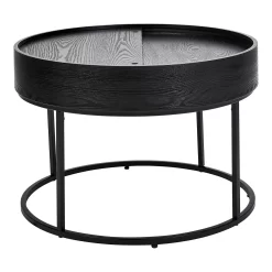House Beautiful Halo Black Ash Coffee Table -Optimal Furniture Store 12886095 1734862227616328