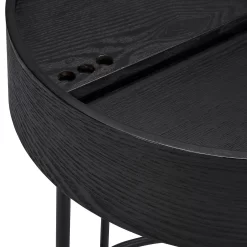 House Beautiful Halo Black Ash Side Table -Optimal Furniture Store 12886103 1424862228108274