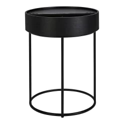 House Beautiful Halo Black Ash Side Table -Optimal Furniture Store 12886103 8364862228058342