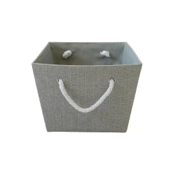 Neutral Herringbone Large Storage Basket -Optimal Furniture Store 12886453 5494857031548159