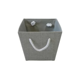 Neutral Herringbone Medium Storage Basket -Optimal Furniture Store 12886595 1574857031543467