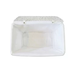 White Willow Lined Medium Storage Basket -Optimal Furniture Store 12886608 1984857031897977
