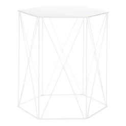 Hex Side Table Set Of 2 White -Optimal Furniture Store 12888151 2124947208453494
