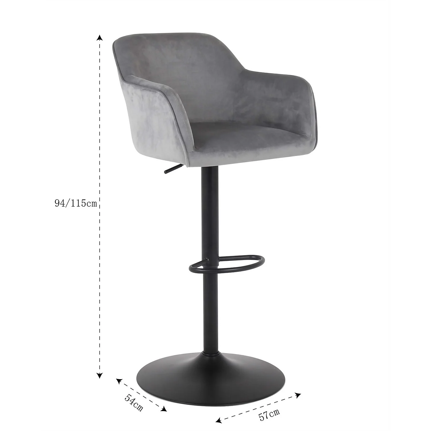 Barbara Height Adjustable Bar Stool 10 Barbara Height Adjustable Bar Stool - Image 8