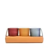 Set Of 3 Mini Candles - Moroccan Red Spice -Optimal Furniture Store 12889056 2374843653621765