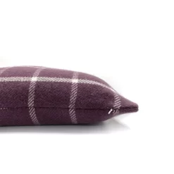 Country Living Wool Check Cushion - 50x50cm - Grape -Optimal Furniture Store 12889092 1114858299611664
