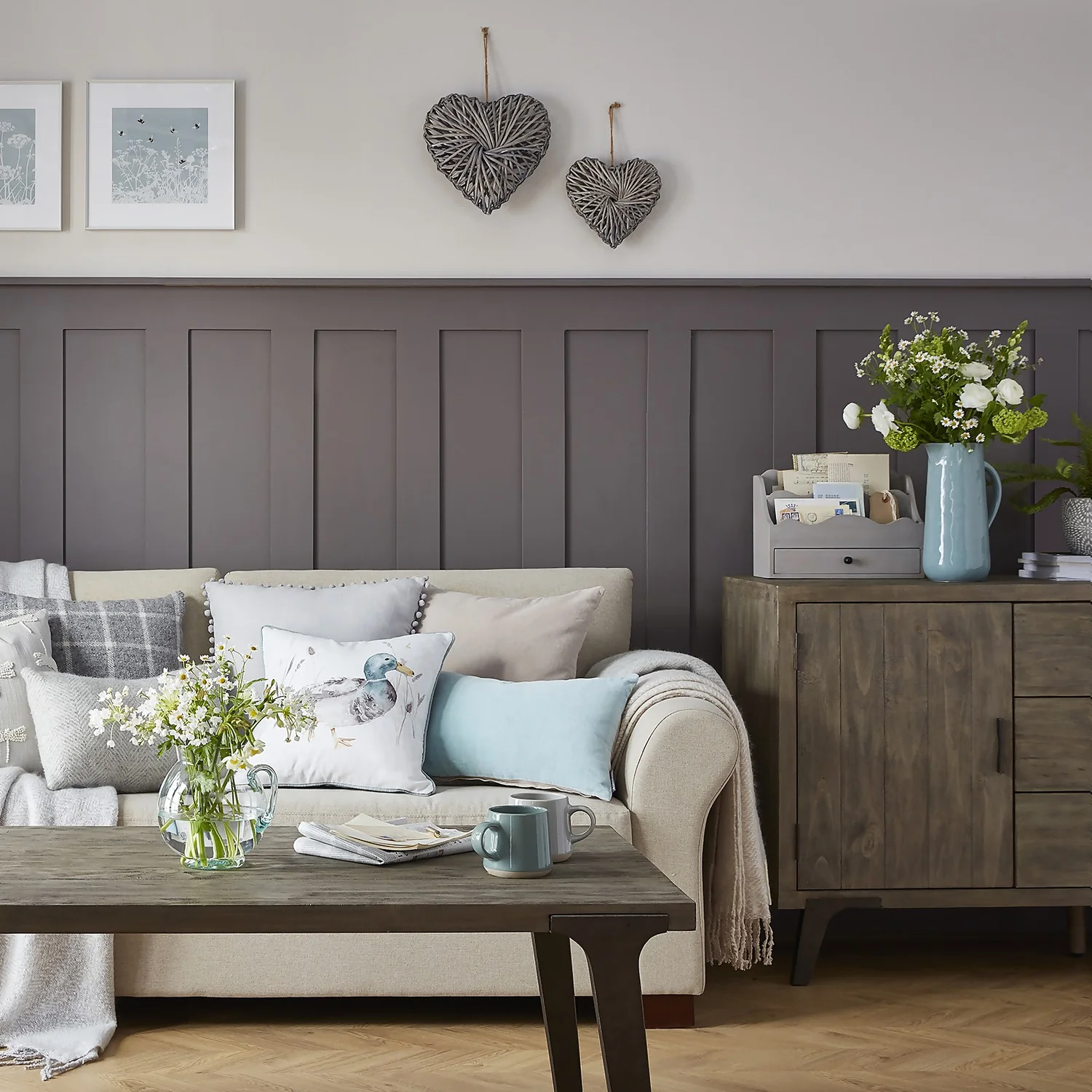 Country Living Ceramic Jug - Duck Egg 4 Country Living Ceramic Jug - Duck Egg - Image 2