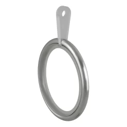 Curtain Rings (Pack Of 10) - Silver Brushed
