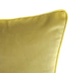 None Large Plain Velvet Cushion - Ochre - 58x58cm -Optimal Furniture Store 12912566 7794845786430623