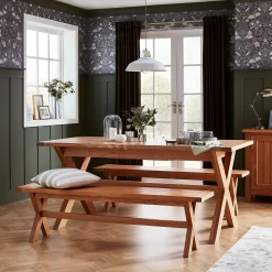 Hocombe Dining Bench - Oak -Optimal Furniture Store 12914675 1044933241711013