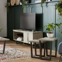 Dalston Grey Ash Nest Of Tables -Optimal Furniture Store 12915451 9034967960108016