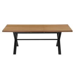 Albury Oak 6-8 Seat Extending Dining Table -Optimal Furniture Store 12916836 1624891994827965