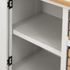 Ashstead Small Sideboard - Oak & Ivory -Optimal Furniture Store 12917103 5514897163080887