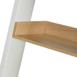 Ashstead Ladder Shelf - Oak & Ivory -Optimal Furniture Store 12917109 1114897162052424