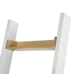 Ashstead Ladder Shelf - Oak & Ivory -Optimal Furniture Store 12917109 1154897161990726