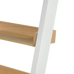 Ashstead Ladder Shelf - Oak & Ivory -Optimal Furniture Store 12917109 1314897162153803