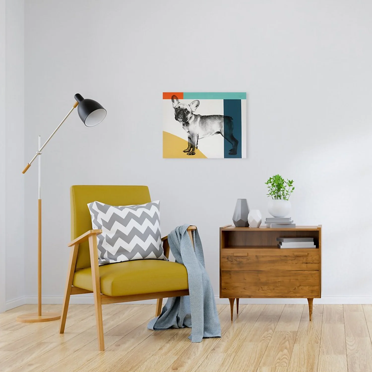 French Bull Dog Canvas 4 French Bull Dog Canvas - Image 2