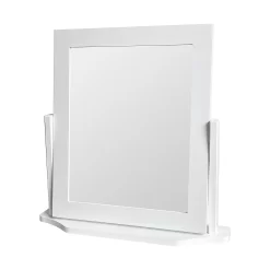 Square Dressing Table Mirror - White