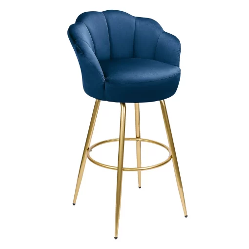 Sophia Bar Stool - Navy -Optimal Furniture Store 12937425 4244963506178737