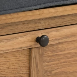 Norbury Hallway Bench - Oak -Optimal Furniture Store 12940842 4784898190286677