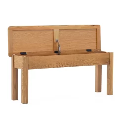 Norbury Storage Dining Bench - Oak -Optimal Furniture Store 12940845 1674874669675706