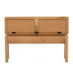 Norbury Storage Dining Bench - Oak -Optimal Furniture Store 12940845 3154874669723007