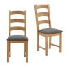 Norbury Dining Chair - Set Of 2 - Oak -Optimal Furniture Store 12940846 4294907352832590