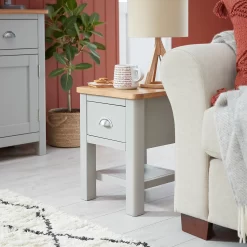 Norbury Side Table - Grey -Optimal Furniture Store 12940849 1474938652941228