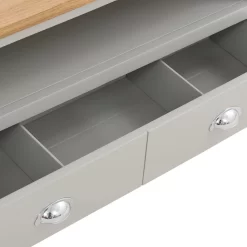 Norbury Corner TV Stand - Grey -Optimal Furniture Store 12940851 1024873336131636