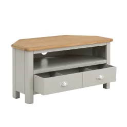 Norbury Corner TV Stand - Grey -Optimal Furniture Store 12940851 1054873335978165