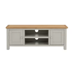 Norbury Wide TV Stand - Grey -Optimal Furniture Store 12940856 1854889184040965