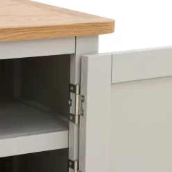 Norbury Wide TV Stand - Grey -Optimal Furniture Store 12940856 1874873338523752