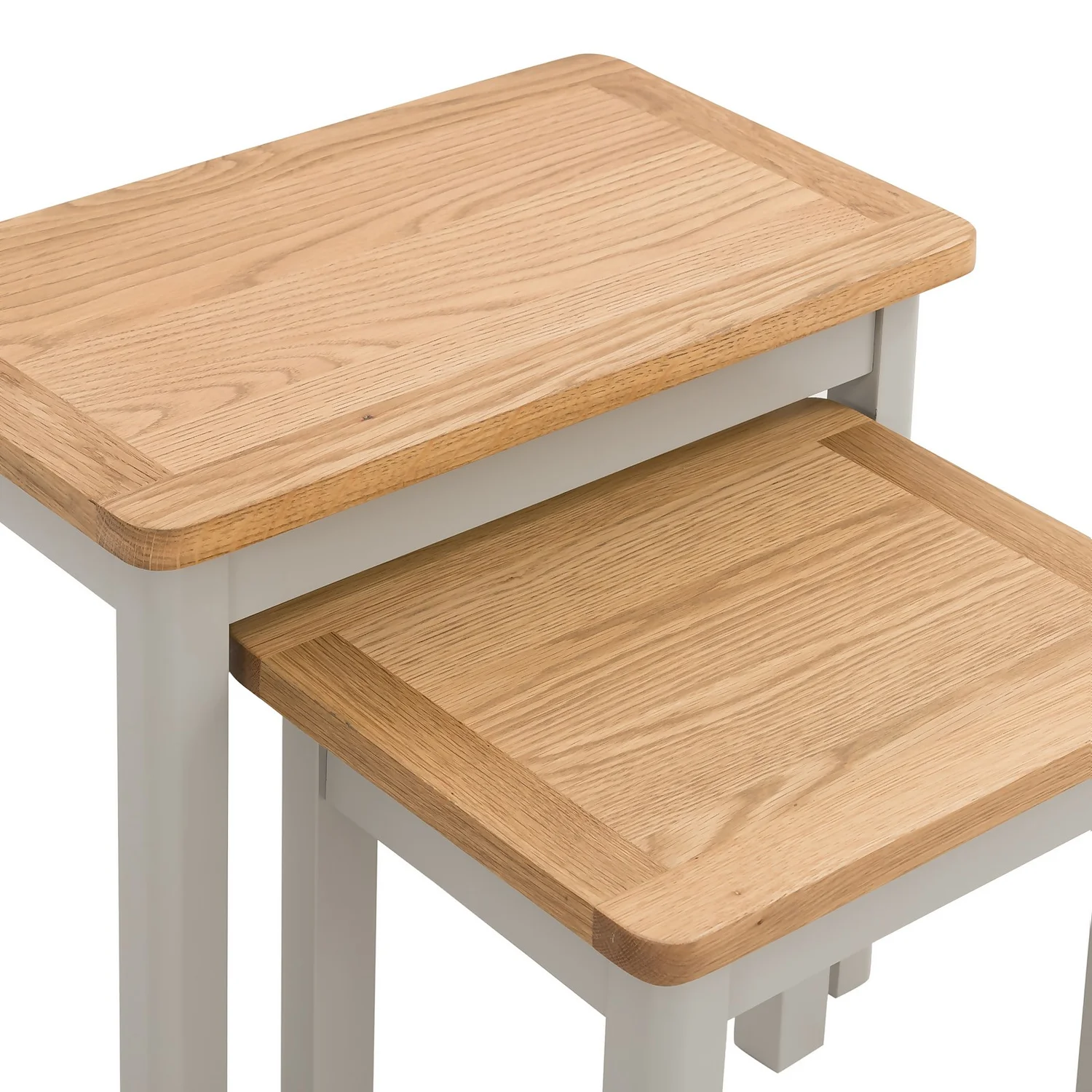 Norbury Nest Of 2 Tables - Grey 6 Norbury Nest Of 2 Tables - Grey - Image 4