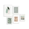 Set Of Gallery Frames 5pcs White -Optimal Furniture Store 12949269 2284880374637469