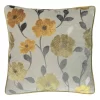 Cut Velvet Poppy Cushion - 45x45cm - Yellow -Optimal Furniture Store 12969625 6444900336044765