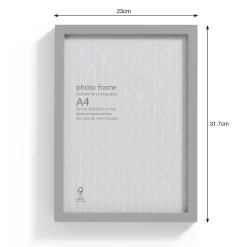 Box Photo Frame - A4 - Grey -Optimal Furniture Store 13027979 3194944153245904