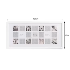 Box Photo Frame - 48x100cm - White -Optimal Furniture Store 13027982 9314944333096270