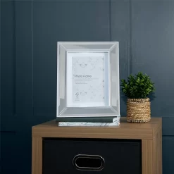 Bevelled Photo Frame 7x5 Silver. -Optimal Furniture Store 13027992 2084930896386373