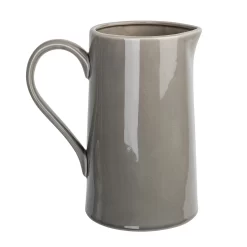 Crackle Effect Jug - Flint