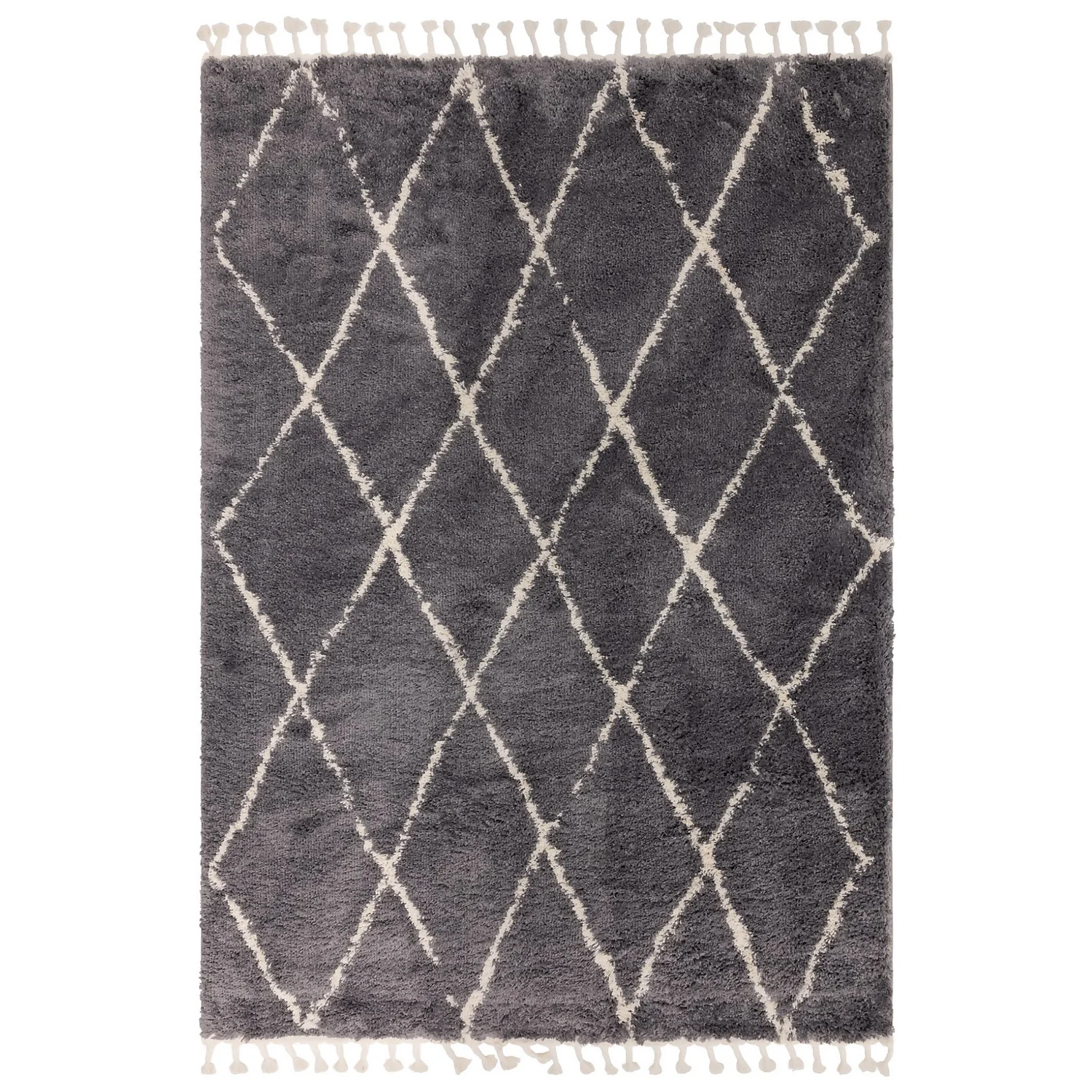 Moroccan Diamond Rug - Charcoal - 160x230cm 3 Moroccan Diamond Rug - Charcoal - 160x230cm