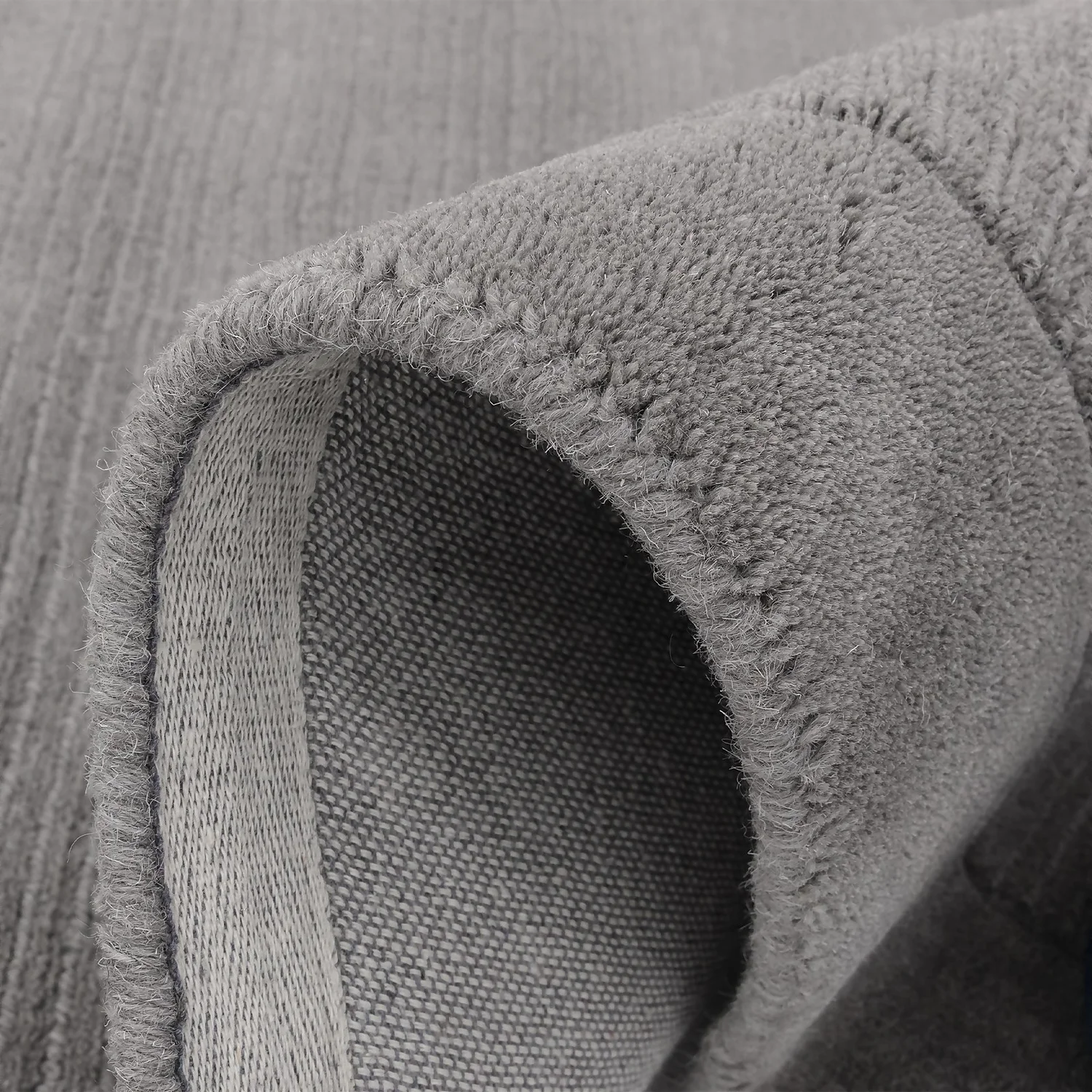 Wool Border Rug - Grey - 120x170cm 5 Wool Border Rug - Grey - 120x170cm - Image 3