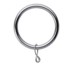 Polished Chrome 25/28mm Metal Curtain Rings
