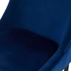 Ava Velvet Dining Chair - Set Of 2 - Navy -Optimal Furniture Store 13125758 7984978604674419
