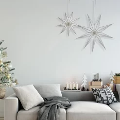 House Beautiful Wall Hanging Paper Star - Set Of 2 - Gold 7 House Beautiful Wall Hanging Paper Star - Set Of 2 - Gold -Optimal Furniture Store 13131165 6144910123008377