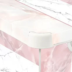 Curver Stockholm Mixed Marble Deco Storage Box - Pink & White 22L 9 Curver Stockholm Mixed Marble Deco Storage Box - Pink & White 22L -Optimal Furniture Store 13148481 3484896660241833