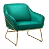 Evelyn Metal Frame Chair - Emerald -Optimal Furniture Store 13222772 1284932955487316