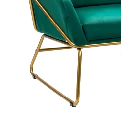 Evelyn Metal Frame Chair - Emerald -Optimal Furniture Store 13222772 3134932955727262