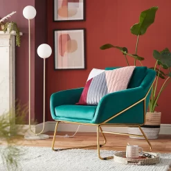 Evelyn Metal Frame Chair - Emerald -Optimal Furniture Store 13222772 3214932955526721
