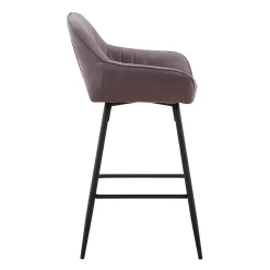 Archer Faux Leather Bar Stool - Elephant Grey 7 Archer Faux Leather Bar Stool - Elephant Grey -Optimal Furniture Store 13222774 1894931413686564